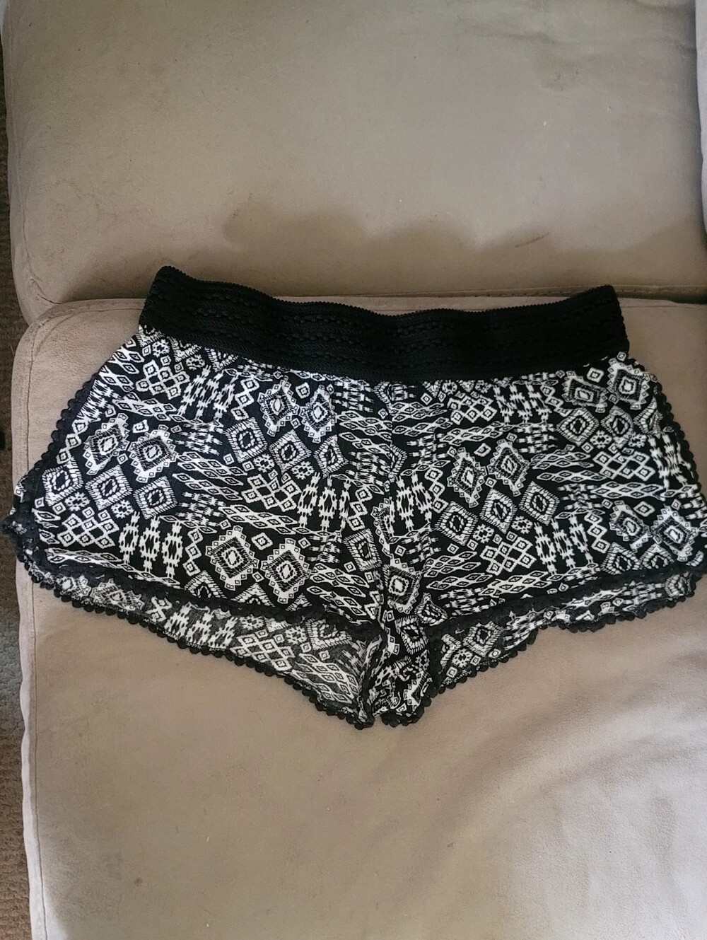 Crochet Style Shorts